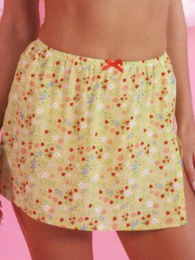 Dippin Daisy's Charmed Slit Mini Skirt